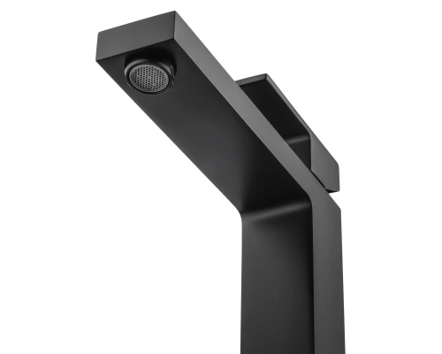 Смеситель для раковины высокий WONZON & WOGHAND CUBE, Черный матовый (WW-88239016-MB)