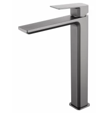 Смеситель для раковины высокий WONZON & WOGHAND DIAMOND, Темный графит (WW-88239011-BGM)