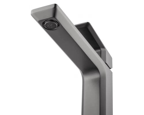 Смеситель для раковины высокий WONZON & WOGHAND DIAMOND, Темный графит (WW-88239011-BGM)