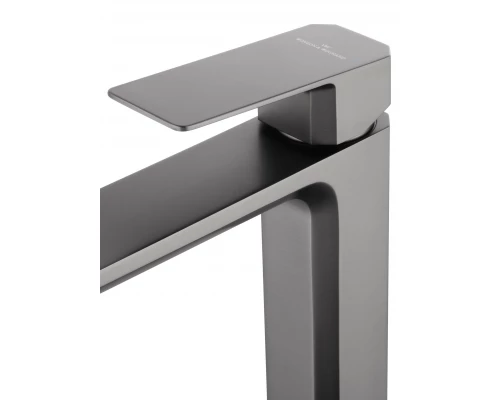 Смеситель для раковины высокий WONZON & WOGHAND DIAMOND, Темный графит (WW-88239011-BGM)