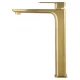 Смеситель для раковины высокий WONZON & WOGHAND EDGE, Брашированное золото (WW-88239003- BG)