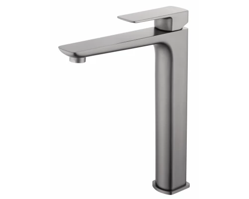 Смеситель для раковины высокий WONZON & WOGHAND EDGE, Темный графит (WW-88239003-BGM)