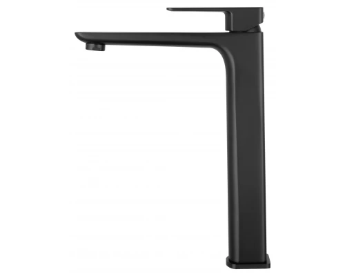 Смеситель для раковины высокий WONZON & WOGHAND EDGE, Черный матовый (WW-88239003-MB)