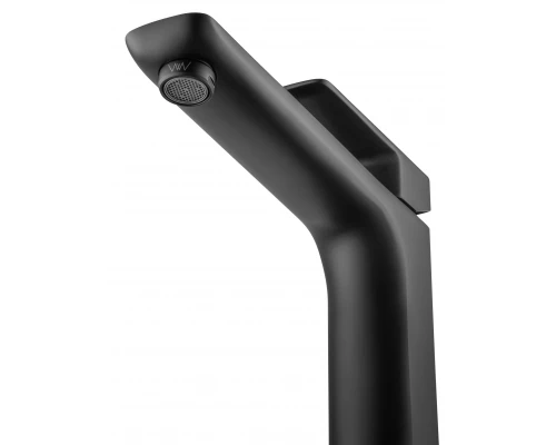 Смеситель для раковины высокий WONZON & WOGHAND EDGE, Черный матовый (WW-88239003-MB)