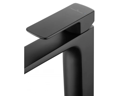 Смеситель для раковины высокий WONZON & WOGHAND EDGE, Черный матовый (WW-88239003-MB)