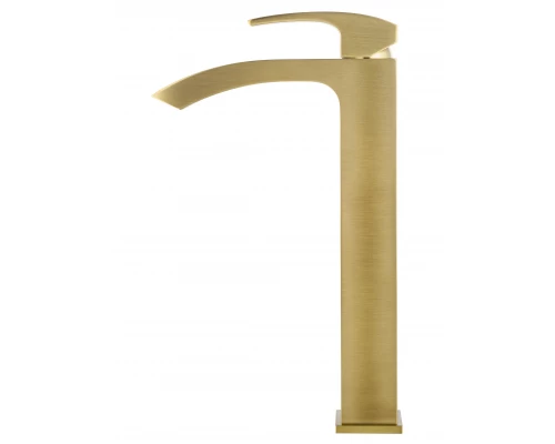 Смеситель для раковины высокий WONZON & WOGHAND FIT, Брашированное золото (WW-88239009- BG)