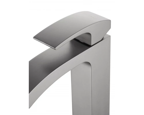 Смеситель для раковины высокий WONZON & WOGHAND FIT, Темный графит (WW-88239009-BGM)