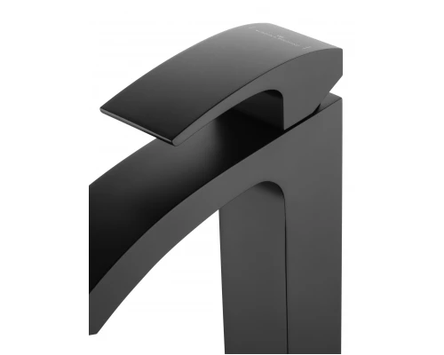 Смеситель для раковины высокий WONZON & WOGHAND FIT, Черный матовый (WW-88239009-MB)