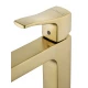 Смеситель для раковины высокий WONZON & WOGHAND FLEX, Брашированное золото (WW-88019072-BG)
