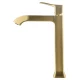 Смеситель для раковины высокий WONZON & WOGHAND FLEX, Брашированное золото (WW-88019072-BG)