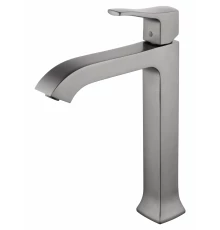 Смеситель для раковины высокий WONZON & WOGHAND FLEX, Темный графит (WW-88019072-BGM)