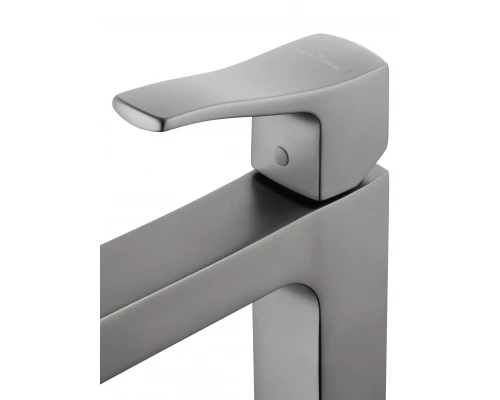 Смеситель для раковины высокий WONZON & WOGHAND FLEX, Темный графит (WW-88019072-BGM)