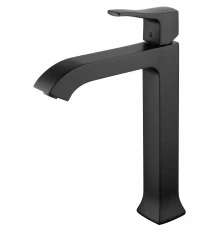 Смеситель для раковины высокий WONZON & WOGHAND FLEX, Черный матовый (WW-88019072-MB)