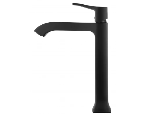 Смеситель для раковины высокий WONZON & WOGHAND FLEX, Черный матовый (WW-88019072-MB)