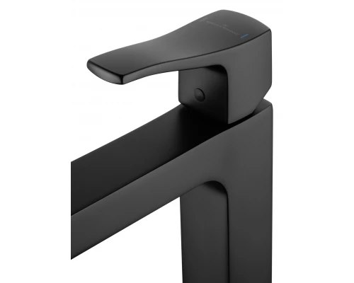 Смеситель для раковины высокий WONZON & WOGHAND FLEX, Черный матовый (WW-88019072-MB)