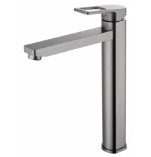 Смеситель для раковины высокий WONZON & WOGHAND FRAME, Темный графит (WW-88239010-BGM)