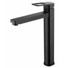 Смеситель для раковины высокий WONZON & WOGHAND FRAME, Черный матовый (WW-88239010-MB)