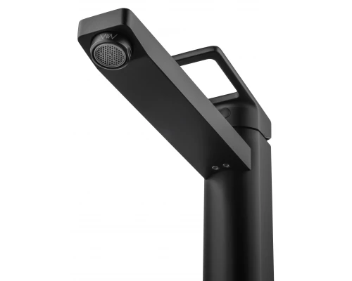 Смеситель для раковины высокий WONZON & WOGHAND FRAME, Черный матовый (WW-88239010-MB)