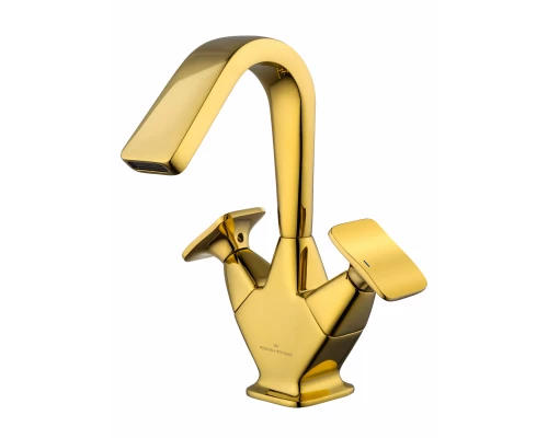 Смеситель для раковины высокий WONZON & WOGHAND SHAKESPEARE, Темное золото (WW-651103-DG)