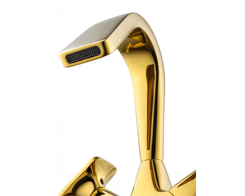 Смеситель для раковины высокий WONZON & WOGHAND SHAKESPEARE, Темное золото (WW-651103-DG)