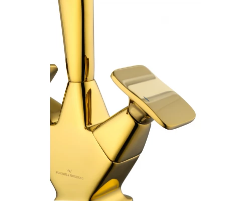 Смеситель для раковины высокий WONZON & WOGHAND SHAKESPEARE, Темное золото (WW-651103-DG)