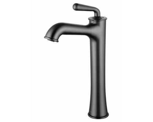 Смеситель для раковины высокий WONZON & WOGHAND STEAM, Темный графит (WW-88239008-BGM)