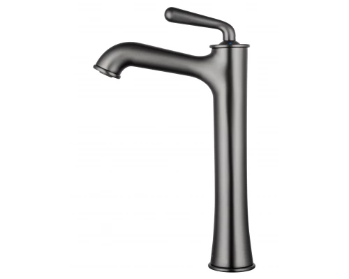 Смеситель для раковины высокий WONZON & WOGHAND STEAM, Темный графит (WW-88239008-BGM)