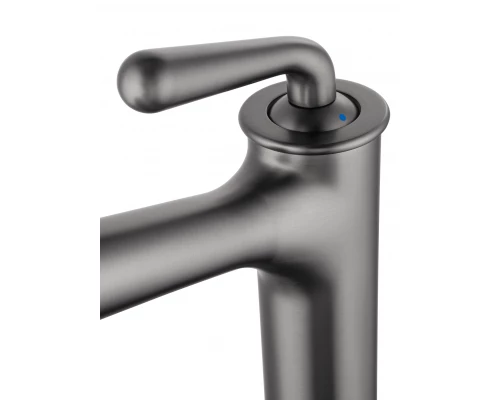 Смеситель для раковины высокий WONZON & WOGHAND STEAM, Темный графит (WW-88239008-BGM)