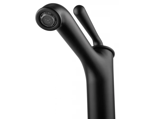 Смеситель для раковины высокий WONZON & WOGHAND STEAM, Черный матовый (WW-88239008-MB)