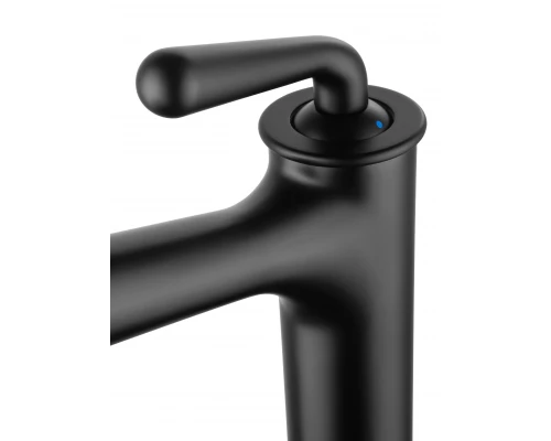 Смеситель для раковины высокий WONZON & WOGHAND STEAM, Черный матовый (WW-88239008-MB)
