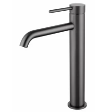 Смеситель для раковины высокий WONZON & WOGHAND STICK, Темный графит (WW-88239017-BGM)