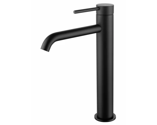 Смеситель для раковины высокий WONZON & WOGHAND STICK, Черный матовый (WW-88239017-MB)