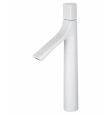 Смеситель для раковины высокий WONZON & WOGHAND The ONE, Белый матовый (WW-H1011-MW)