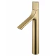 Смеситель для раковины высокий WONZON & WOGHAND The ONE, Брашированное золото (WW-H1011-BG)