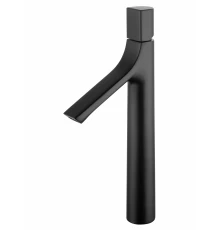 Смеситель для раковины высокий WONZON & WOGHAND The ONE, Черный матовый (WW-H1011-MB)