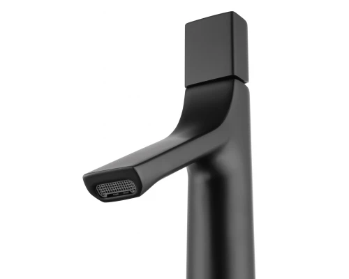 Смеситель для раковины высокий WONZON & WOGHAND The ONE, Черный матовый (WW-H1011-MB)