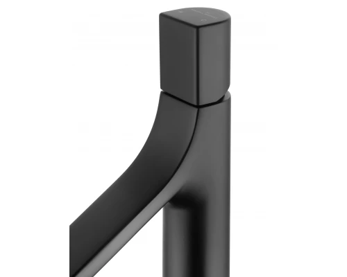 Смеситель для раковины высокий WONZON & WOGHAND The ONE, Черный матовый (WW-H1011-MB)