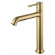 Смеситель для раковины высокий WONZON & WOGHAND TOR, Брашированное золото (WW-88019073-BG)