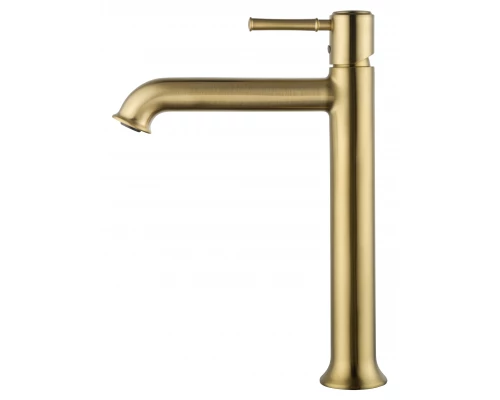 Смеситель для раковины высокий WONZON & WOGHAND TOR, Брашированное золото (WW-88019073-BG)