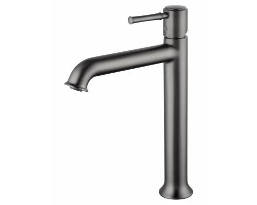 Смеситель для раковины высокий WONZON & WOGHAND TOR, Темный графит (WW-88019073-BGM)