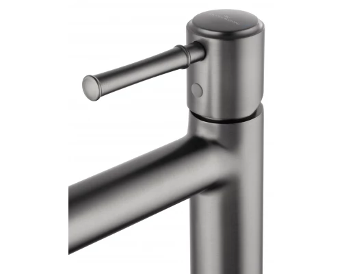 Смеситель для раковины высокий WONZON & WOGHAND TOR, Темный графит (WW-88019073-BGM)