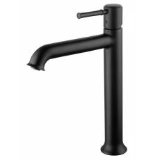 Смеситель для раковины высокий WONZON & WOGHAND TOR, Черный матовый (WW-88019073-MB)