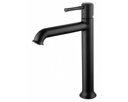 Смеситель для раковины высокий WONZON & WOGHAND TOR, Черный матовый (WW-88019073-MB)