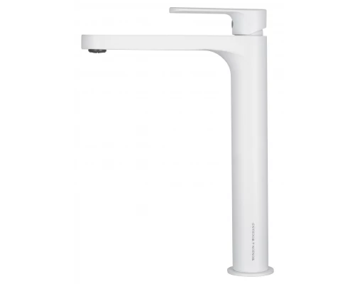 Смеситель для раковины высокий WONZON & WOGHAND, Белый матовый (WW-H1034-MW)