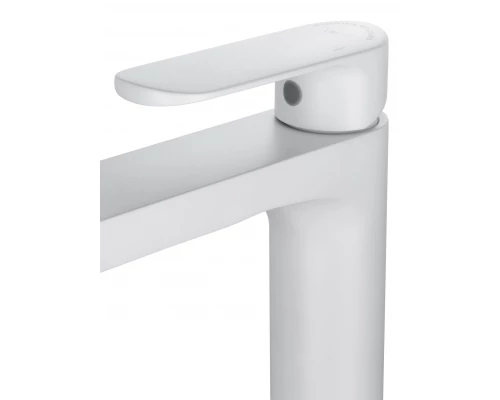 Смеситель для раковины высокий WONZON & WOGHAND, Белый матовый (WW-H1034-MW)