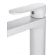 Смеситель для раковины высокий WONZON & WOGHAND, Белый матовый (WW-H1034-MW)