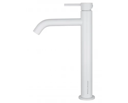 Смеситель для раковины высокий WONZON & WOGHAND, Белый матовый (WW-H1062-MW)