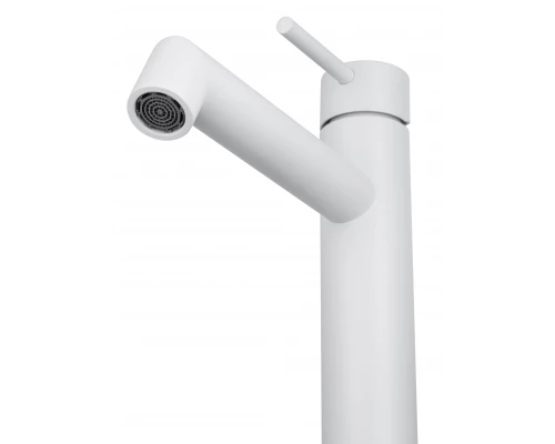 Смеситель для раковины высокий WONZON & WOGHAND, Белый матовый (WW-H1064-MW)