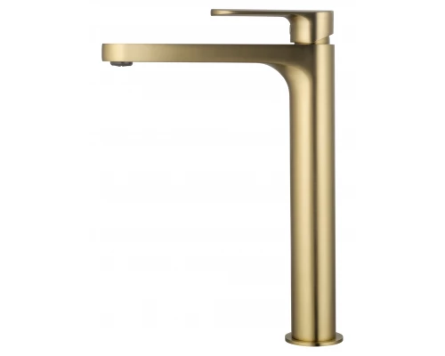 Смеситель для раковины высокий WONZON & WOGHAND, Брашированное золото (WW-H1034-BG)