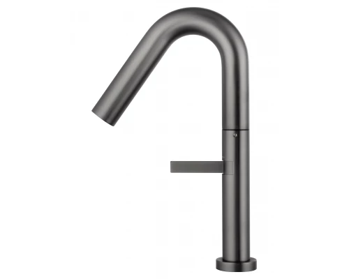 Смеситель для раковины высокий WONZON & WOGHAND, Темный графит (WW-6068-BGG)